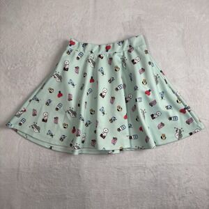 BT21 BTS Skater Hippie Skirt Light Blue KPop Women's XS